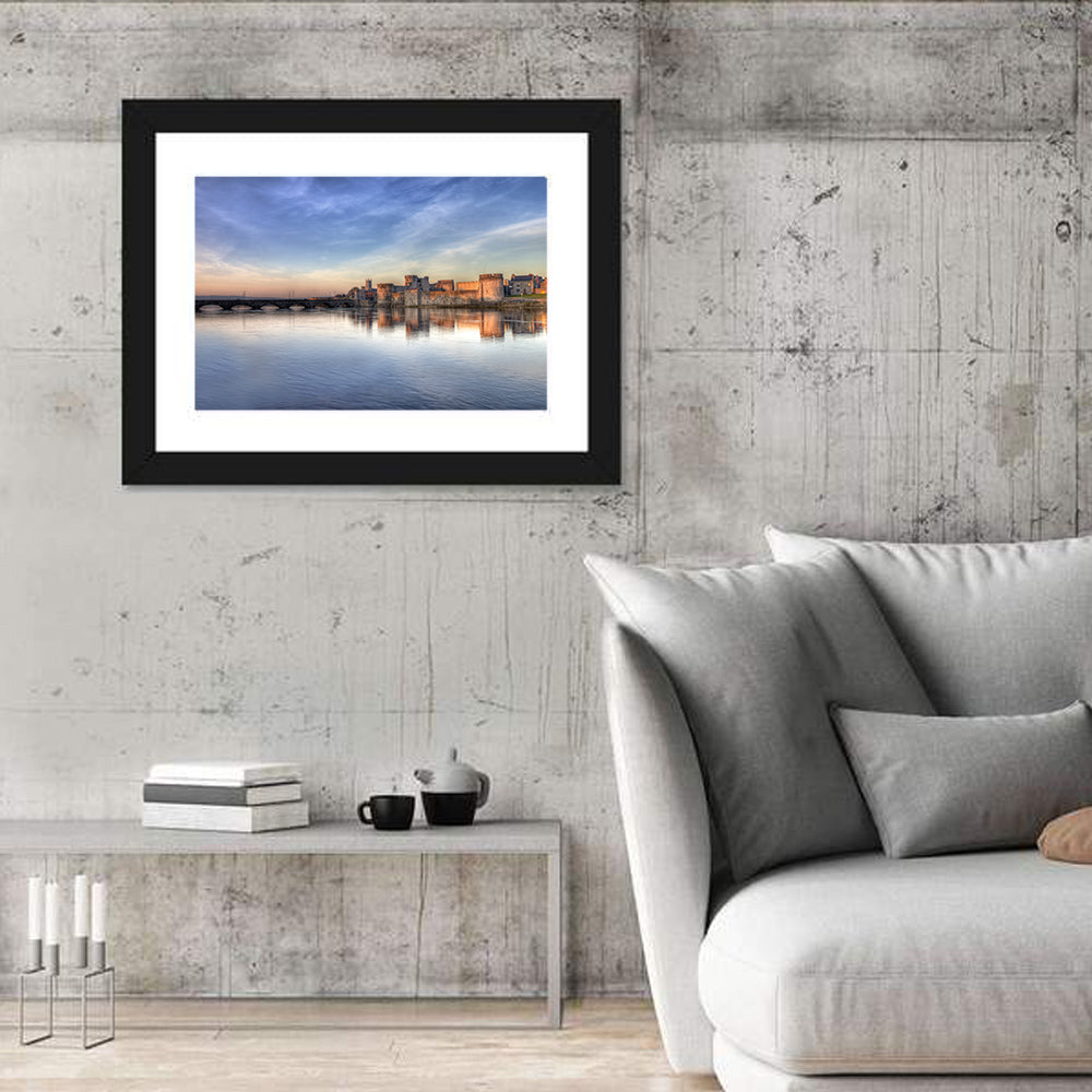 King John's Castle at Sunset Wall Art