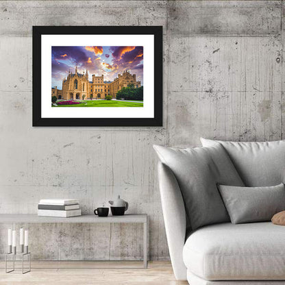 Lednice Chateau at Dusk Wall Art