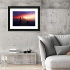 Wooden Pier at Sunset Wall Art