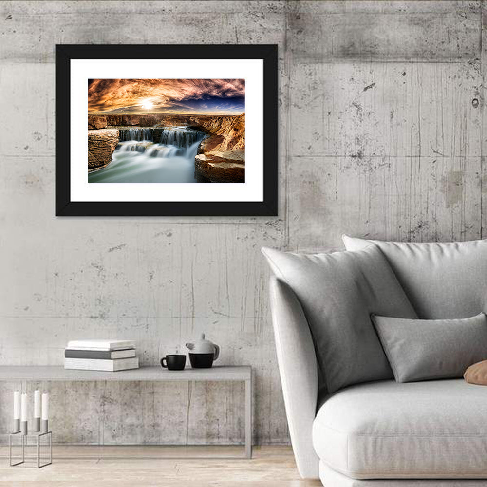 Glen Canyon Waterfall Wall Art
