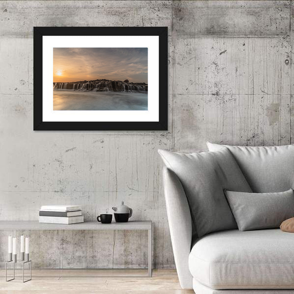 Sawarna Beach Sunset Wall Art