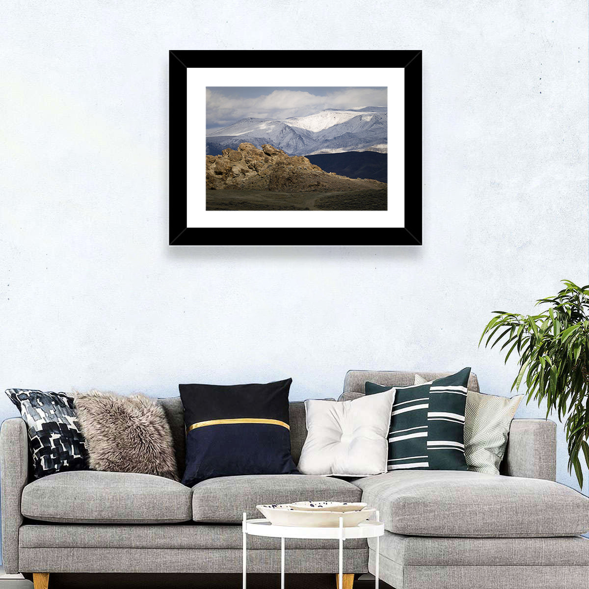 Wonderstone Snow-dusted Mountains Wall Art