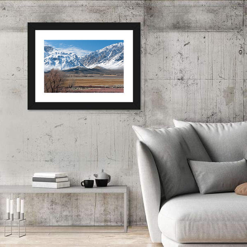 Eastern Sierra Winter Peaks Wall Art
