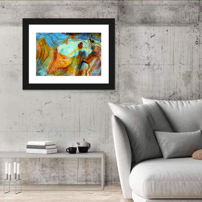 Agate-inspired Rock Pattern Wall Art