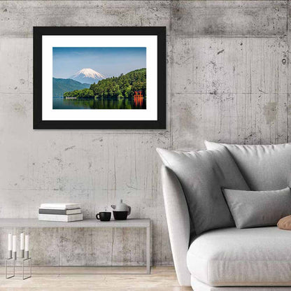 Mount Fuji Above Lake Ashi Wall Art