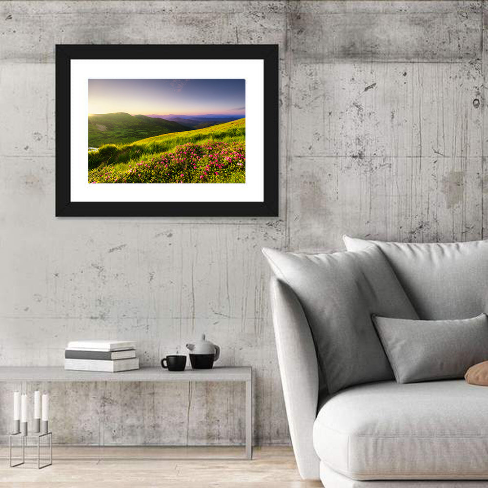 Alpine Meadow Sunrise Wall Art