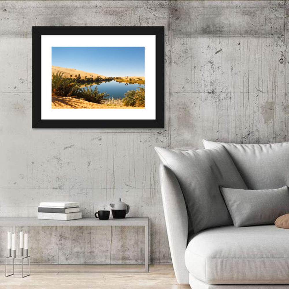 Umm Al Ma Desert Oasis Wall Art