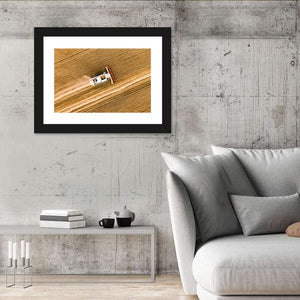 Wheat Field Harvesting Wall Art