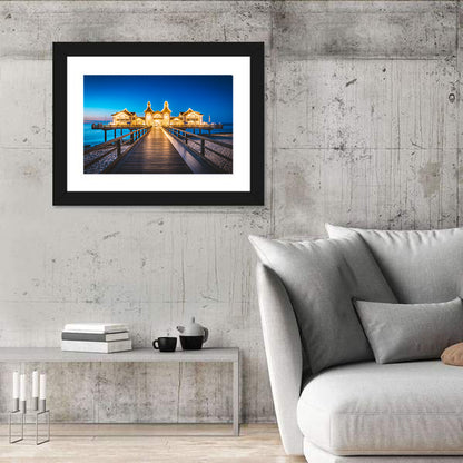 Sellin Pier at Twilight Wall Art