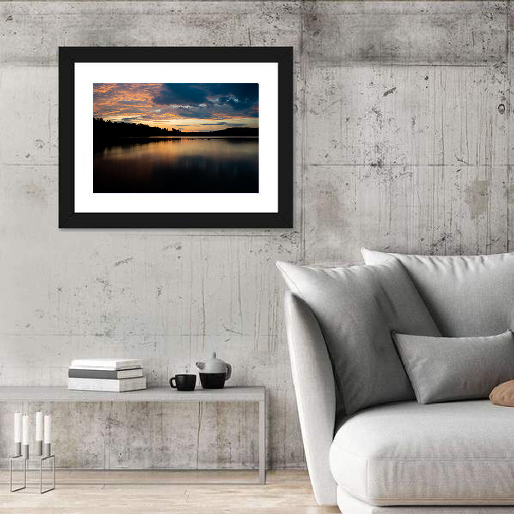 Lake Squam Sunrise Reflection Wall Art