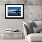 Dnieper River Comet Reflection Wall Art