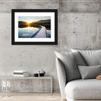 Hawkes Bay Frosted Boardwalk Sunrise Wall Art