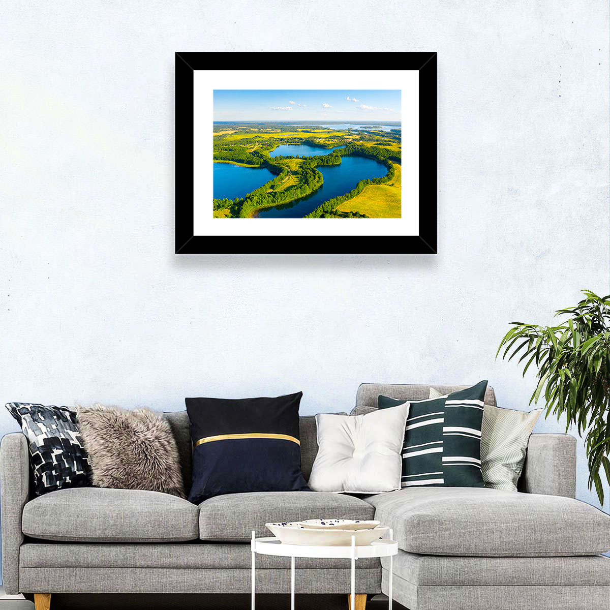 Narachanski Lake Meadows Aerial View Wall Art