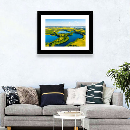 Narachanski Lake Meadows Aerial View Wall Art