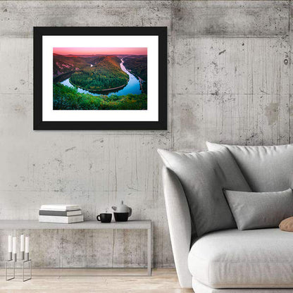 Saarschleife River Loop Wall Art