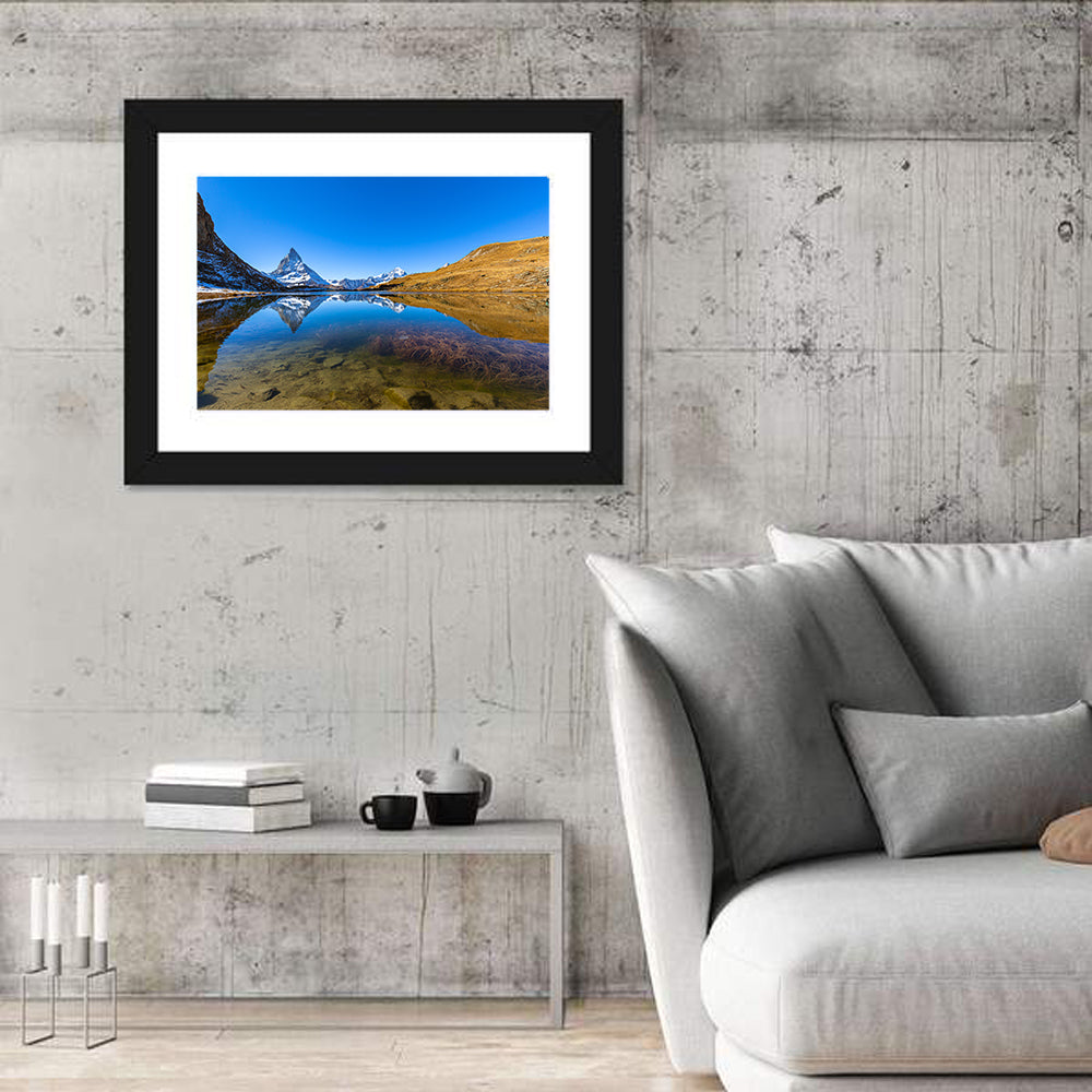 Matterhorn Reflected in Riffelsee Wall Art