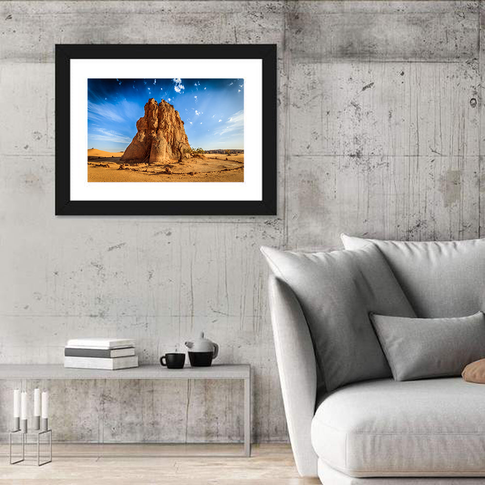 Algerian Desert Rock Carvings Wall Art