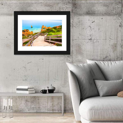 Atlantic Ocean Stairs Wall Art