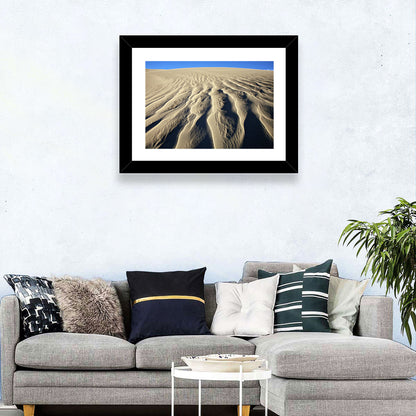 Endless Rippled Sand Dunes Wall Art
