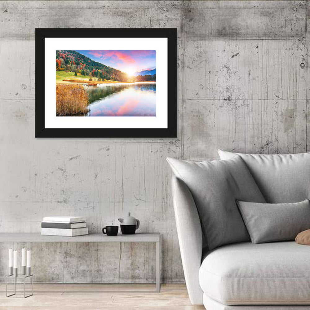 Wagenbruchsee Golden Hour Wall Art