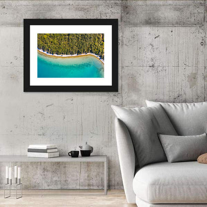 Dugi Otok Aerial Shoreline Wall Art