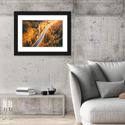 Carpathian Autumn Road Wall Art