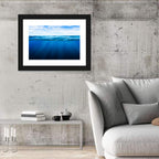Split-level Ocean Sunlight Wall Art