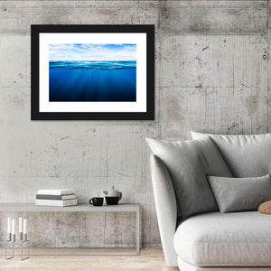 Deep Ocean Sunlight Wall Art