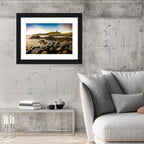 Dunstanburgh Castle at Golden Hour Wall Art