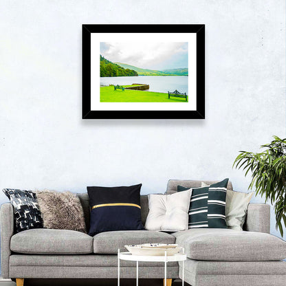 Ullswater Lakeside Benches Wall Art