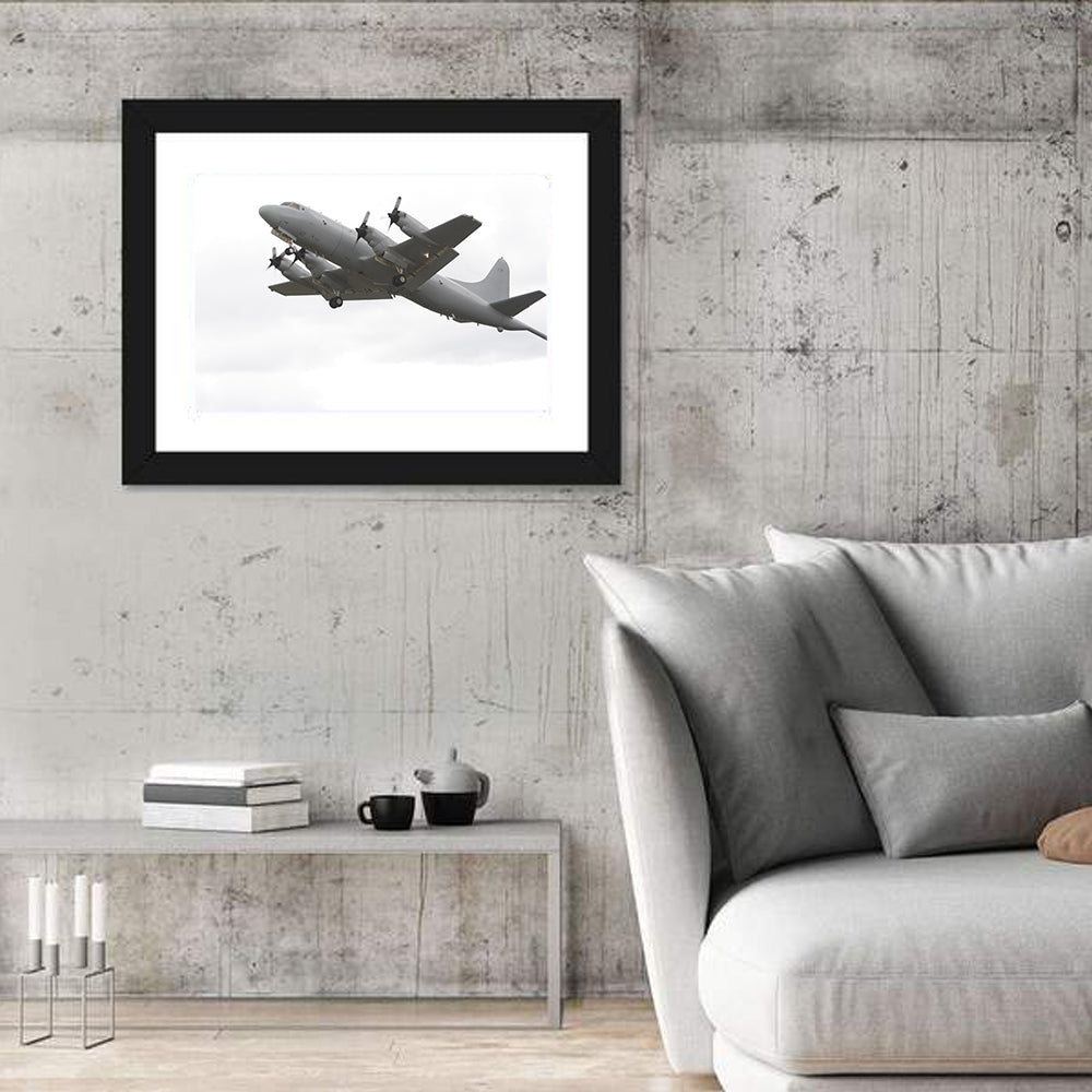 Four-engine Turboprop Patrol Aircraft Wall Art