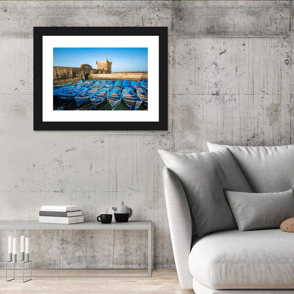 Skala Du Port, Essaouira Wall Art in a room, landscape