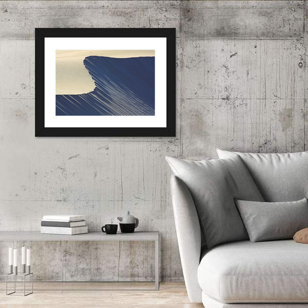 Minimalist Sand Dunes in Late Light Wall Art