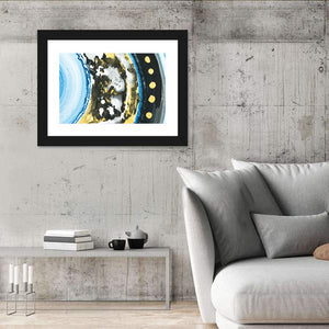 Planet Rings Abstract Wall Art