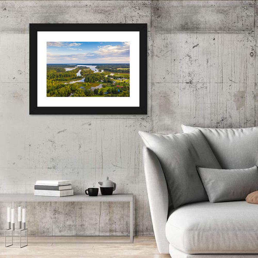 Lake Oconee Aerial Landscape Wall Art