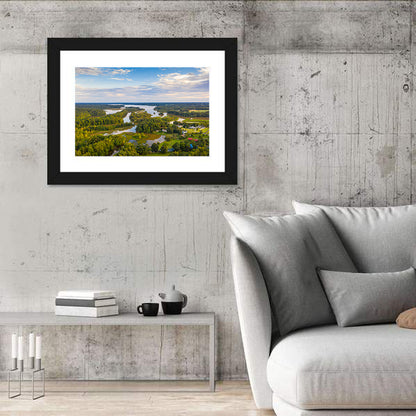 Lake Oconee Aerial Landscape Wall Art