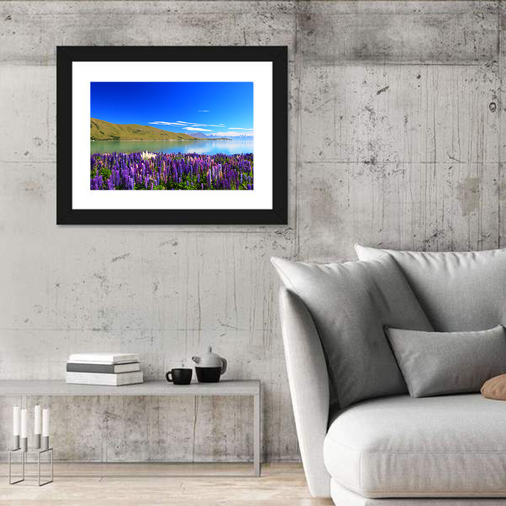 Lake Tekapo Lupine Fields Wall Art