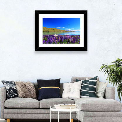 Lake Tekapo Lupine Fields Wall Art
