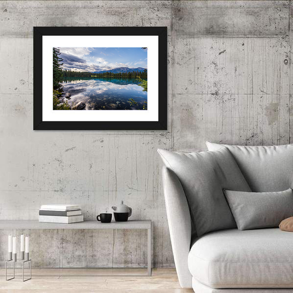 Lake Beauvert, Alberta Wall Art