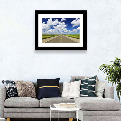 Saskatchewan Prairie Highway Wall Art