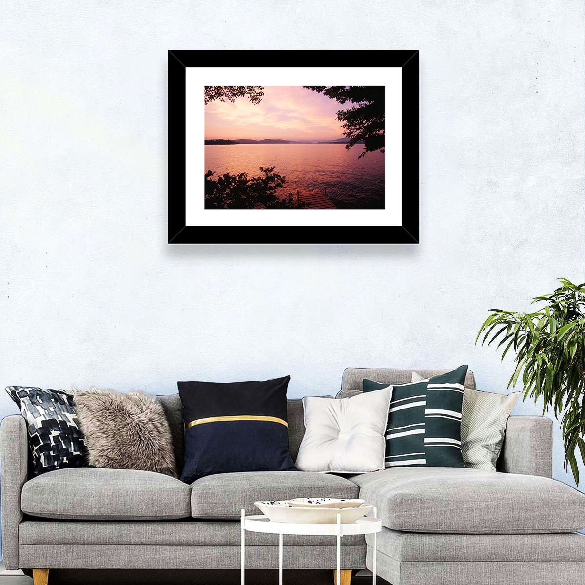 Lake Winnipesaukee Sunset Wall Art