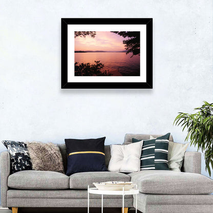 Lake Winnipesaukee Sunset Wall Art