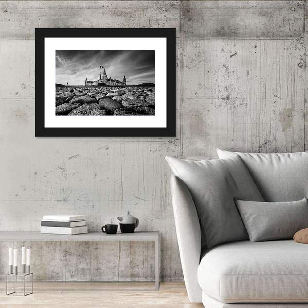 Kronborg Castle Wall Art in a room, landscape