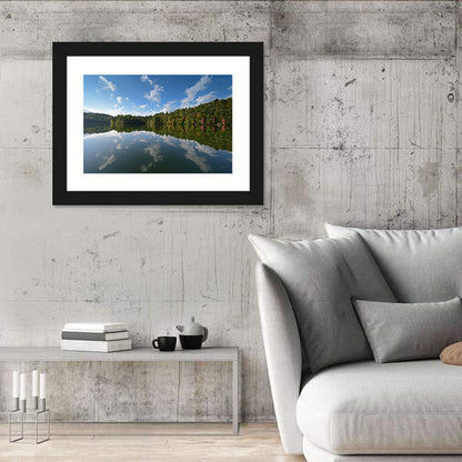 Autumn Reflection at Lake Santeetlah Wall Art