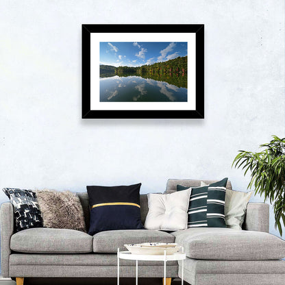 Autumn Reflection at Lake Santeetlah Wall Art