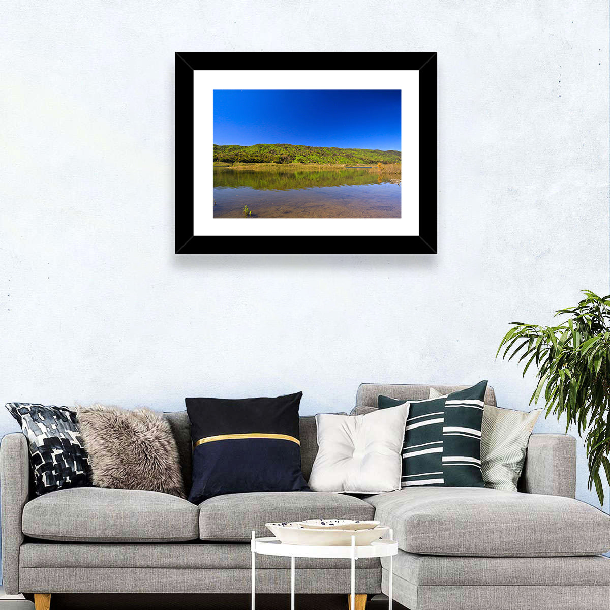 Santa Barbara Lake Reflection Wall Art