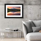 Mount Hood Reflected at Trillium Lake Wall Art