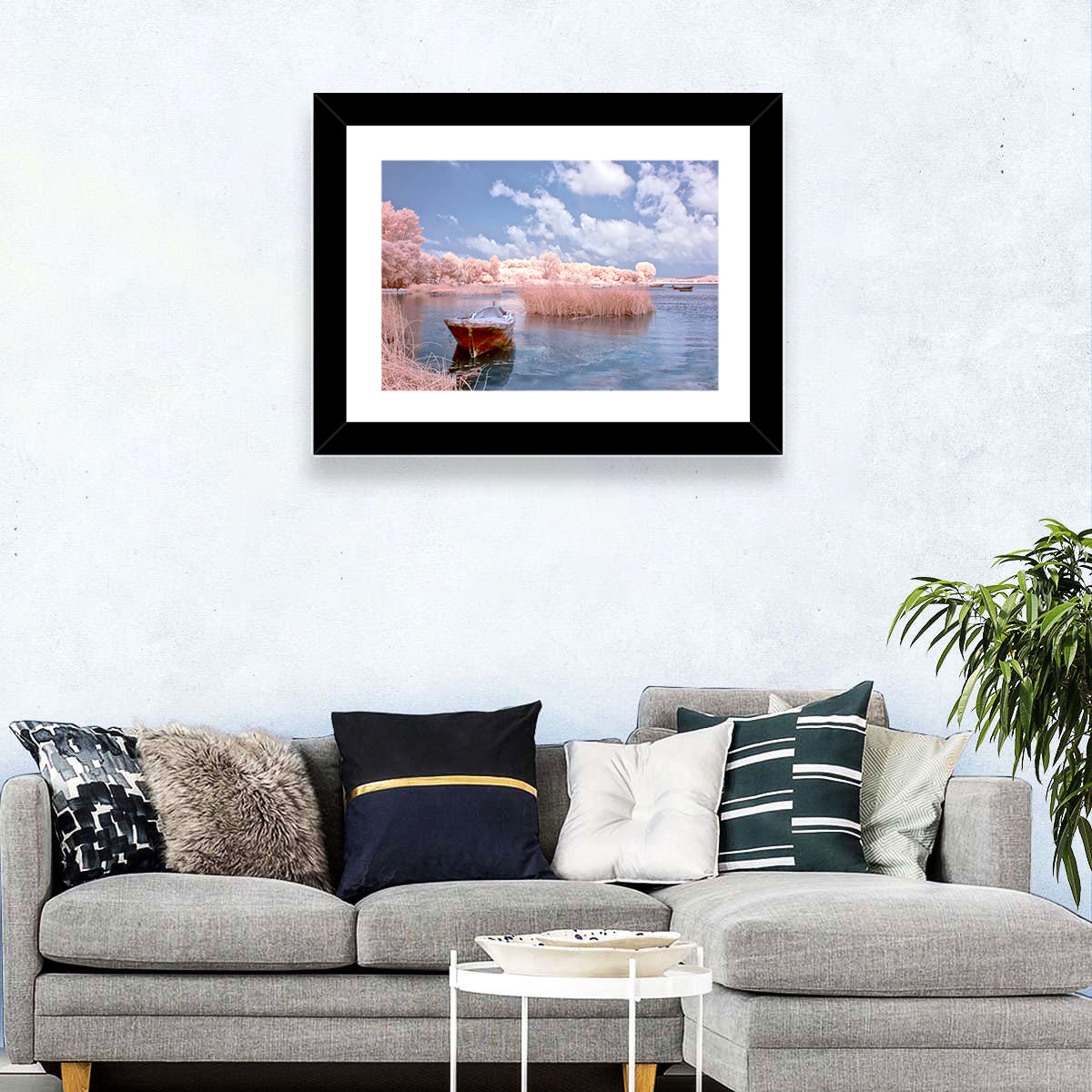 Golyazi Lake Boat Wall Art