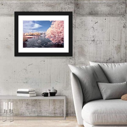Golyazi Lake Infrared Landscape Wall Art