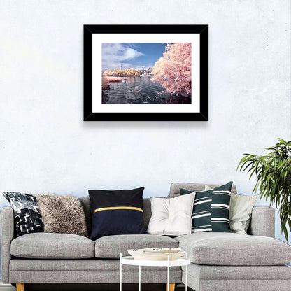 Golyazi Lake Infrared Landscape Wall Art